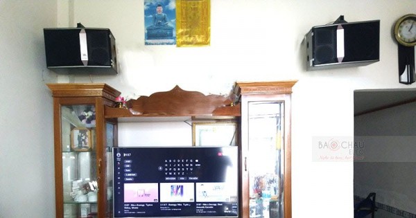 Dàn karaoke gia đình chú Tam ở quận 12 (JBL Ki510, BIK VM620A, DSP-9000, BBS B900)