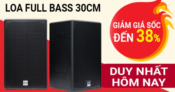 LOA Full Bass 30cm được giảm giá như thế nào?