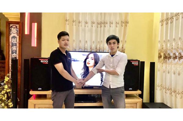 Dàn karaoke gia đình anh Đương ở Vĩnh Bảo, Hải Phòng (Alto TX215, Alto TX212S, DSP-9000, U900Plus New)