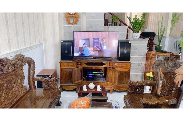 Dàn karaoke gia đình anh Hòa ở Tân Uyên, Bình Dương (Pasion 10, Paramax 2000, BIK VM620A, FX -9MK, U900 PlusX)