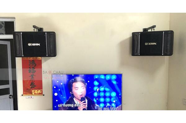 Dàn karaoke gia đình anh Ninh ở Thanh Trì, HN (BIK BJ-S968, BIK VM620A, DSP-9000, BBS B900)
