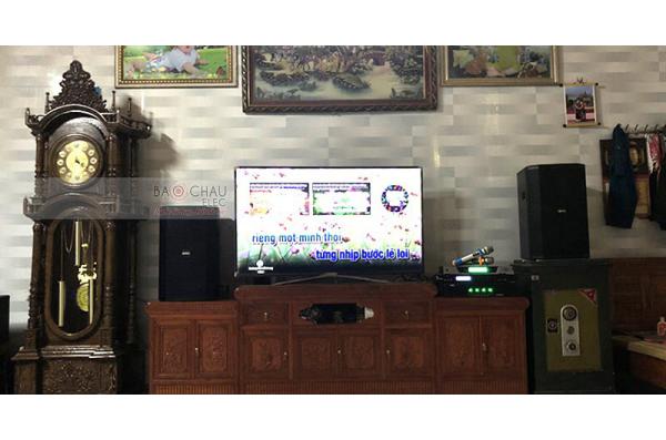 Dàn karaoke gia đình anh Phúc ở Yên Phong, Bắc Ninh (BIK BSP 412, SAE TX650Q, Bksound X5 Plus, BCE UGX12)