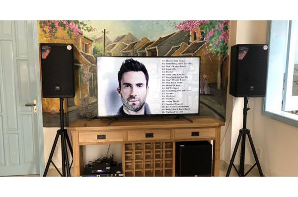 Dàn karaoke gia đình anh Thành ở Hội An (JBL MTS12, JBL A120P, BIK VM620A, JBL KX180, JBL VM300)