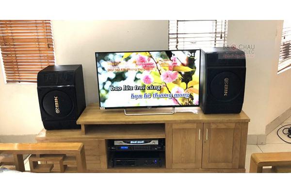 Dàn karaoke gia đình anh Tùng ở Từ Liêm, Hà Nội (BIK BS-999X, BIK VM620A, BKsound DSP-9000)