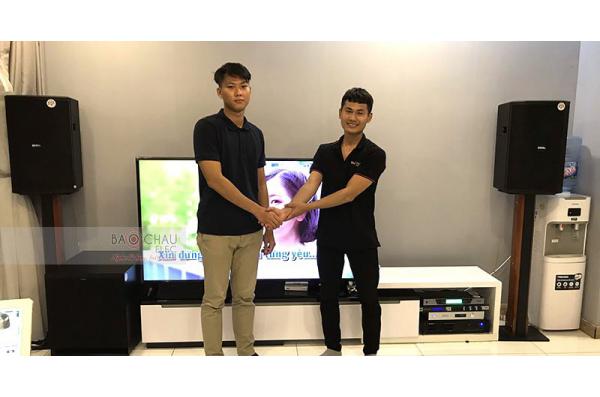 Dàn karaoke gia đình chị Lợi ở Quận Bình Thạnh (BIK 412, SPL150, BIK VM620A, KX180, UGX12 Luxury, Plus 4TB, 22 inh)