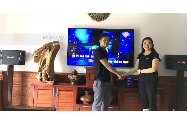 Dàn karaoke gia đình chị Phương ở Hải Phòng (BMB 880SE, Crown Xli2500, Z-2000II, JBL VM300)