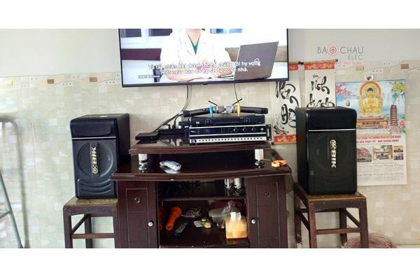 Dàn karaoke gia đình chú Hon ở Tân Phú, HCM (BIK BJ-S886, BKsound DP3500, U900 Plus X)