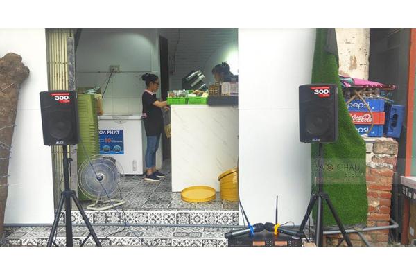 Dàn âm thanh karaoke cho quán Tà Tưa ở Thanh Trì (Alto TX210, Bksound DSP-9000, BCE U900)