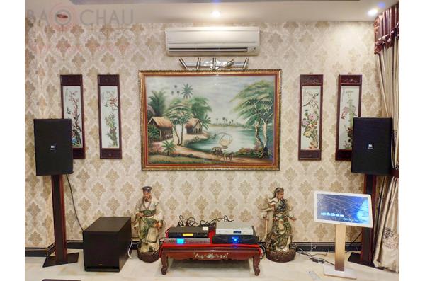 Dàn karaoke của anh Trung tại Thủ Đức (KP4012, Xli2500, K9800, SPL120, KTV 22 Gold, KTV 4Tb, UGX12)