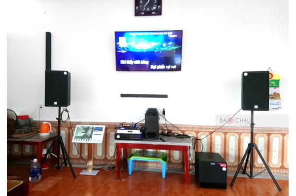 Dàn karaoke gia đình anh Đạt ở Quảng Xương, Thanh Hóa (At2000, TX212, VM620A, BPR-8500, BJ-U100, Plus 4TB, KTV 22 inch)