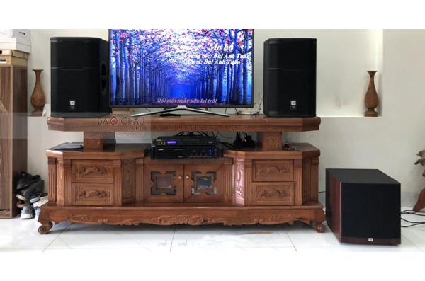 Dàn karaoke gia đình anh Duy ở Cẩm Lệ, Đà Nẵng (JBL PRX412M, JBL A120P, BIK VM840A, BPR-8500, BCE VIP3000)