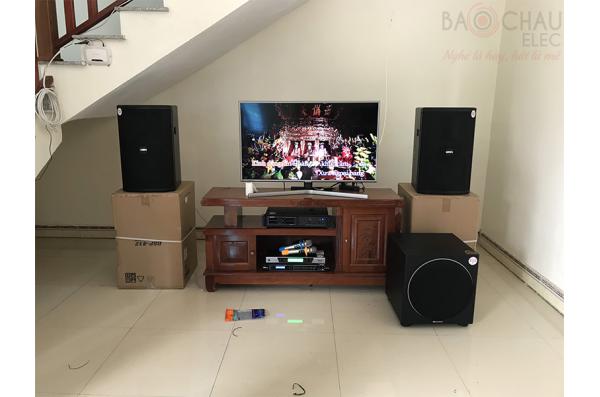 Dàn karaoke gia đình anh Thắng tại Bắc Ninh (BIK BSP 412, VM620A, DSP9000, Paramax 1000, BCE UGX12)