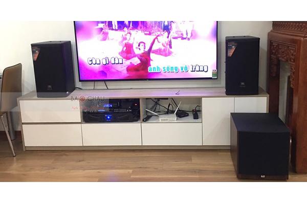 Dàn karaoke gia đình chị Hiếu ở Long Biên (JBL MTS12, JBL A120P, Crown Xli2500, BCE 9200+, JBL VM300)