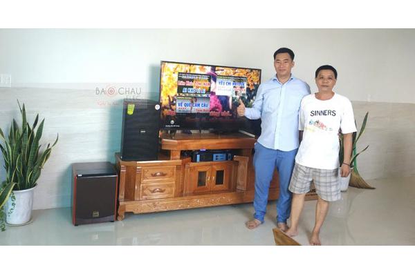 Dàn karaoke gia đình chú Nuôi ở Hội An (Domus 6120, BW 604 No8, Famousound 3206, DSP-9000, BCE U900)