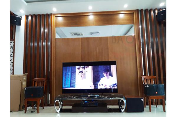 Dàn karaoke gia đình của anh Đức tại Thanh Hóa (JBL CV1052T, BIK VM640A, BIK BPR 6000, BIK BJ-U100)