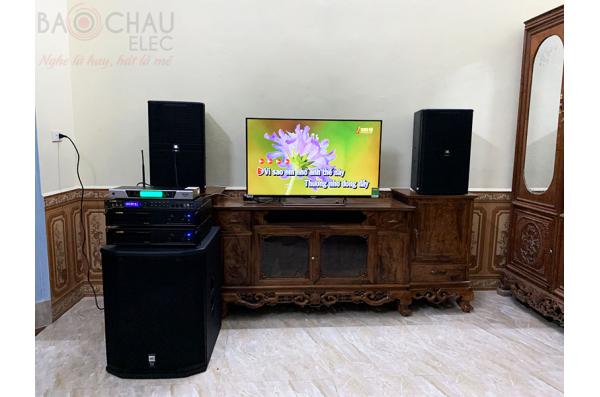 Dàn karaoke gia đình của anh Long tại Ba Vì - HN (JBL KP4012, BIK VM620A, BIK BPR-8500, BCE UGX12)