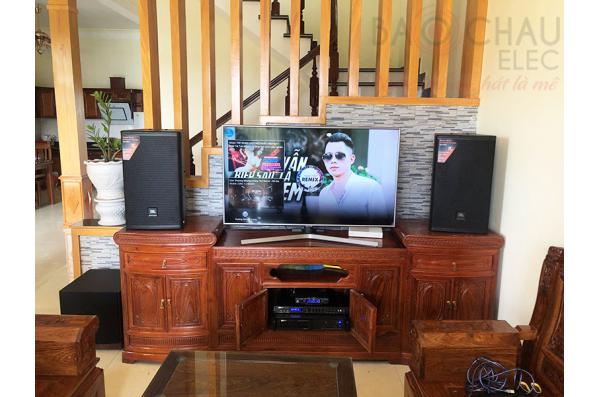 Dàn karaoke của anh Kiểm tại Thái Bình (JBL MTS12, BIK VM620A, BIK BPR8500, JBL A120P, JBL VM300)