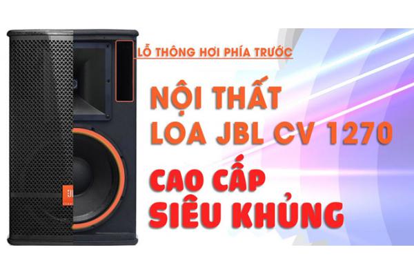 Loa JBL CV 1270 được thiết kế theo dạng đứng đẹp mắt