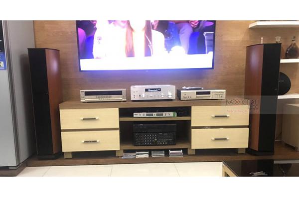Lắp dàn nghe nhạc cho gia đình anh Tùng ở Hải Phòng (Jamo D590, Yamaha R N803)