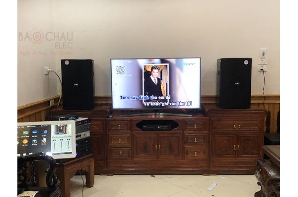 Nâng cấp dàn karaoke cho anh Triển tại Hải Dương (BIK BSP 412, CVS 900SE, KVS700, nguồn TGA)