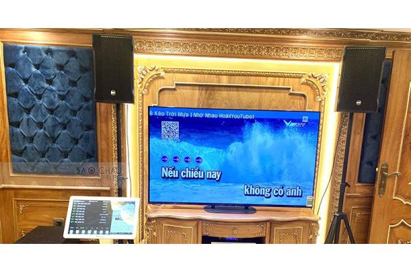 Dàn karaoke gia đình anh Đức ở Bình Thạnh, HCM (RCF Cmax 4110, SPL120, Xli2500, AAP K9800, JBL VM30)