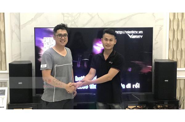 Dàn karaoke gia đình anh Tiến ở Quận 7, HCM (BIK BSP 410, Klipsch R110SW, BIK VM620A, BPR-8500, BCE UGX12)