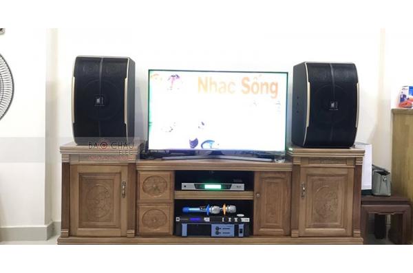 Dàn karaoke gia đình anh Tuấn ở Ngô Quyền, Hải Phòng (JBL Pasion 12, Famousound 3206, JBL KX180, UGX12 Luxury)