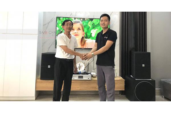 Dàn karaoke gia đình chú Long ở Hải An, Hải Phòng (Alto AK110, Paramax 1000, Bksound DKA 8500)