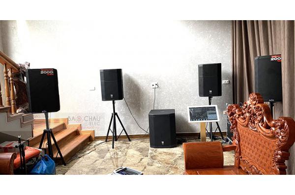 Dàn karaoke VIP gia đình anh Cường ở Chương Mỹ, Hà Nội (PRX415M, TS315, PRX418S, Xli3500, K9800, Live1202, 22 inch, Plus 4TB, VIP6000)