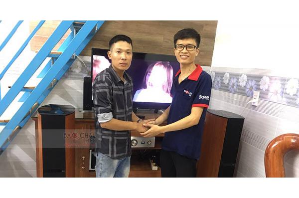 Dàn nghe nhạc gia đình anh Ca ở Biên Hòa, Đồng Nai (Jamo D590, Denon PMA 1600NE)