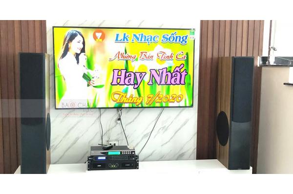 Lắp đặt bộ dàn karaoke cho gia đình anh Đông ở Từ Liêm, HN (Platinum D88, SAE CT3000, DSP-9000, U900 Plus New)