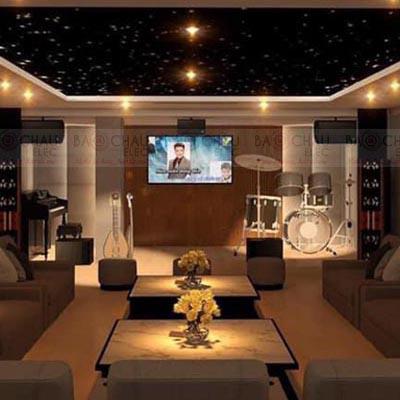 Mẫu phòng thiết kế karaoke gia đình 04