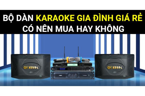 Bộ dàn karaoke gia đình giá rẻ có bán tại Bảo Châu Elec