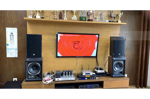 Dàn karaoke gia đình anh Hải ở Láng Hạ (Emax 3110, SPL-100, Xli1500, KX180, UGX12 Plus, S500 4TB)