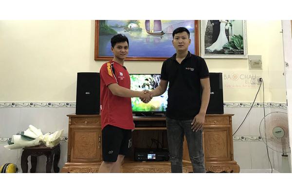Dàn karaoke gia đình anh Hùng ở Nhơn Trạch, Đồng Nai (BIK BSP 410, BKsound DKA 8500)