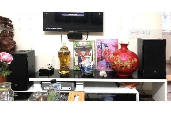 Dàn karaoke gia đình anh Thái ở Cầu Đông Trù (RCF Emax 3110, DKA 8500)