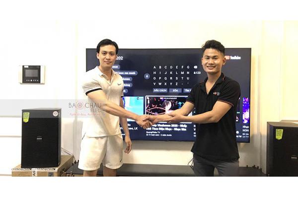 Dàn karaoke gia đình chị Nhung ở Bình Thạnh, HCM (Domus DP6120, R100SW, 6000 Pro, BIK VM620A, BCE UGX12)