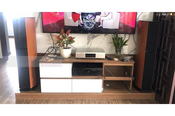 Lắp bộ dàn nghe nhạc cho gia đình anh Hải ở Phạm Văn Đồng (Jamo D590, PMA 1600NE, DCD 520AE)