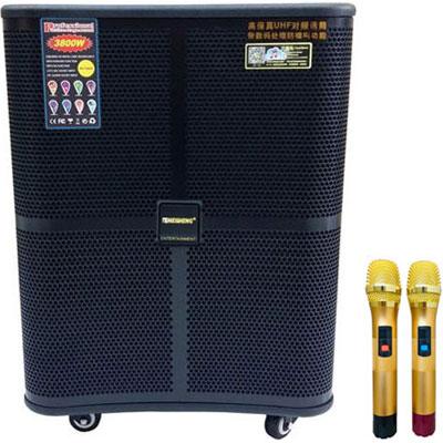 Loa kéo Temeisheng GD 15-16 (Bass 40cm, 500W, Kèm 2 micro, Pin 4-8h)