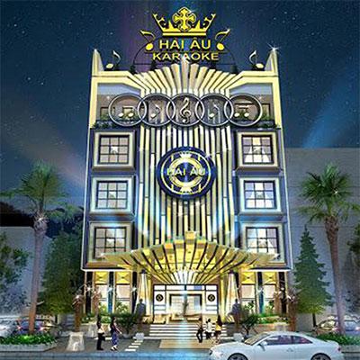 Mẫu thiết kế mặt tiền quán karaoke 04