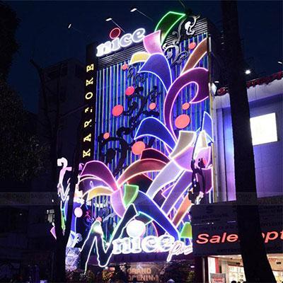 Mẫu thiết kế mặt tiền quán karaoke 05