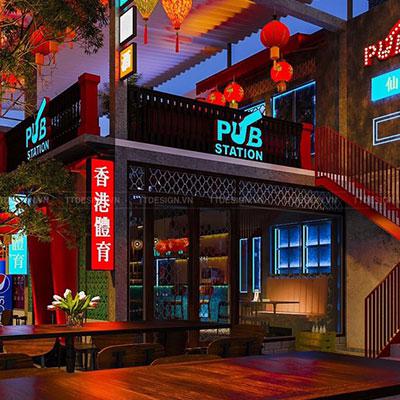 Mẫu thiết kế quán Pub 2022-02