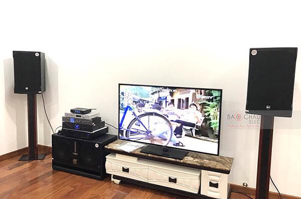 Bộ dàn karaoke gia đình anh Trí ở quận 7, HCM(Emax 3112, BJ-W88 Plus, BIK VM620A, Xli2500, AAP K9800, 22 inch, Plus 4TB, JBL VM300)