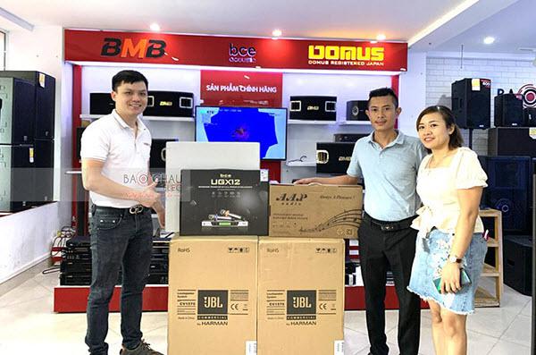 Dàn karaoke cao cấp của gia đình anh Lực ở Mỹ Hào, Hưng Yên (JBL CV1570, SAE TX800Q, AAP K9800, BCE UGX12)
