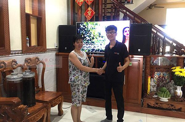 Dàn karaoke cao cấp gia đình chị Nga ở Biên Hòa (PRX 415M, SPL150, Xli3500, AAP K9800, JBL VM300)