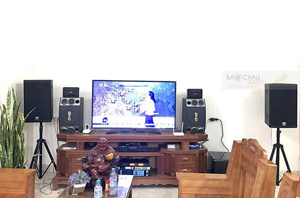 Dàn karaoke gia đình anh Đông ở Kinh Môn, Hải Dương (Alto AT2000, BW 604Gs, BCE U900, X6 Luxury, Famous 3206)