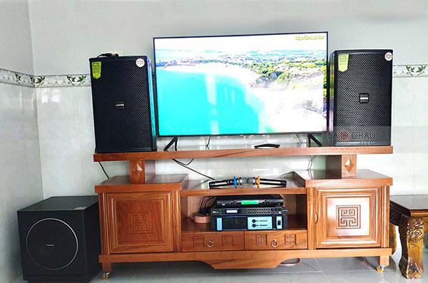 Dàn karaoke gia đình anh Hùng ở Bình Dương (Domus DP6120, Paramax 1000 New, Famous 3206, DSP-9000, U900 Plus X)