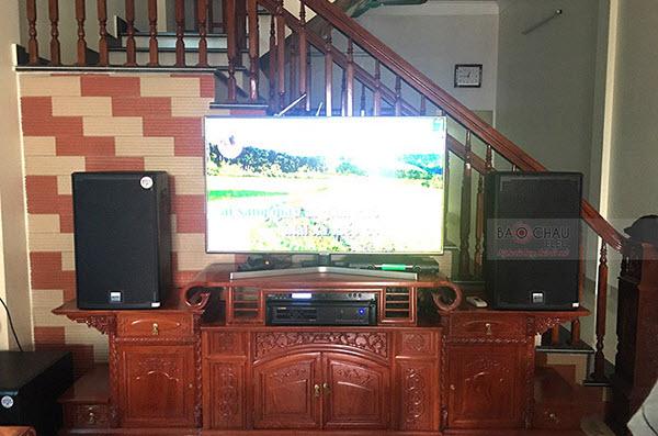 Dàn karaoke gia đình anh Trường ở Thái Bình (Alto AT2000, BW 604Gs, BIK VM620A, X5 Plus, U900 Plus X)