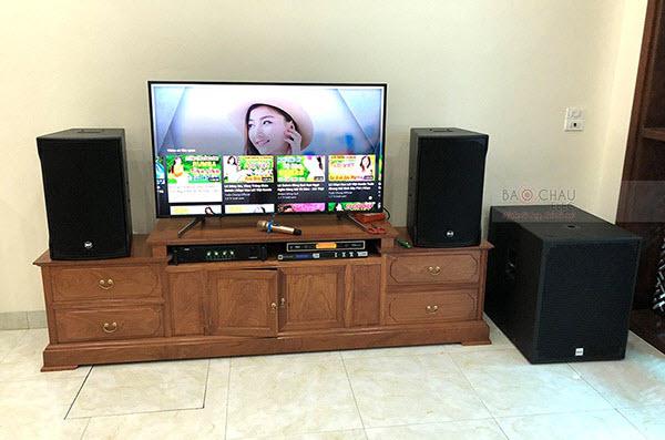 Dàn karaoke gia đình anh Tuấn ở Phú Xuyên, Hà Nội (Emax 3112, Alto SX18+, SAE TX800Q, JBL KX180, UGX12 Gold)