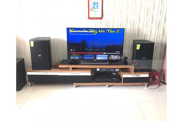 Dàn karaoke gia đình chị Linh ở quận Liên Chiểu, Đà Nẵng (Domus DP6120, Bksound DP8000)